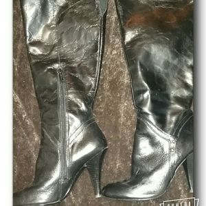 NWOT Nine West Leather Black Boots